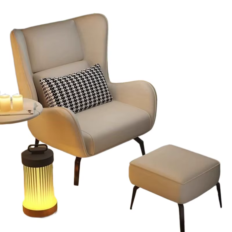 Balcon Support chaise salle à manger en cuir jeu luxe chaise design protecteurs de sol Muebles Para El Hogar salon accessoires