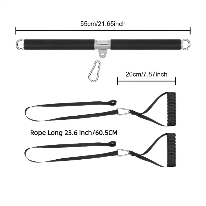 Barre de traction Lat réglable et détachable