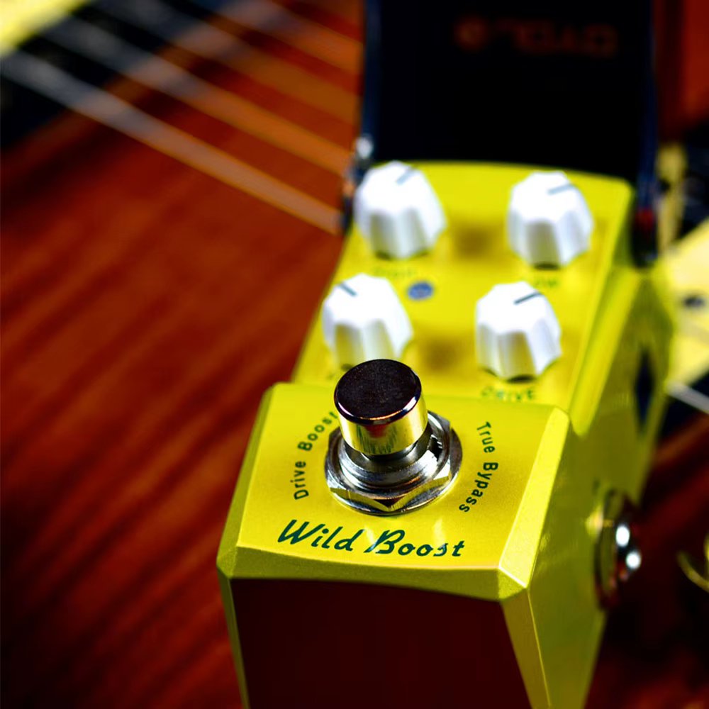 JOYO JF-302 WILD BOOST pédale de guitare double bande EQ Exciter/effet Overdrive avec Gain de 12dB pour les sons sales et indomptées