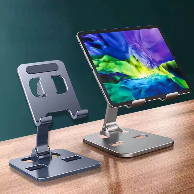 Support universel pour tablette et téléphone portable, en alliage d'aluminium, réglable et flexible, pour iPad