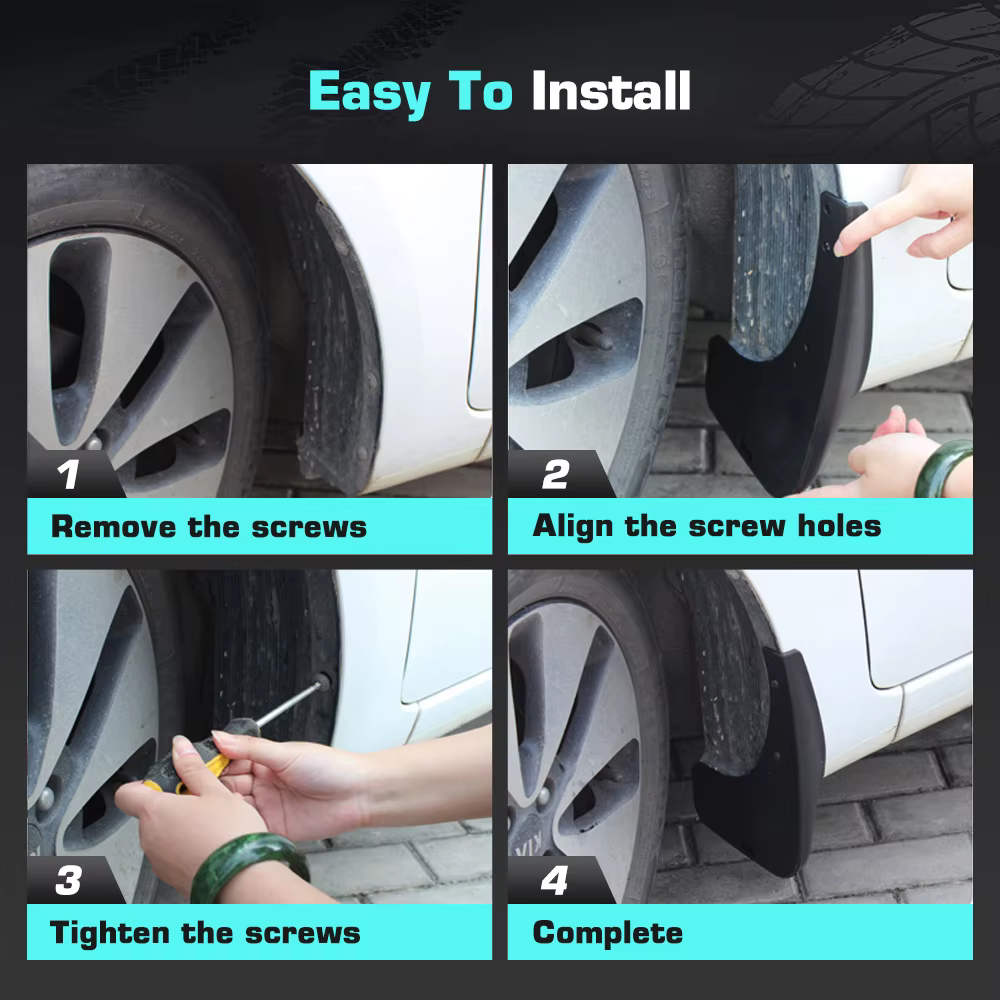 Pour Renault Captur 2019-2025 2020 2021 2022 2023 2024 Garde-boue, Bavettes anti-éclaboussures, Accessoires auto