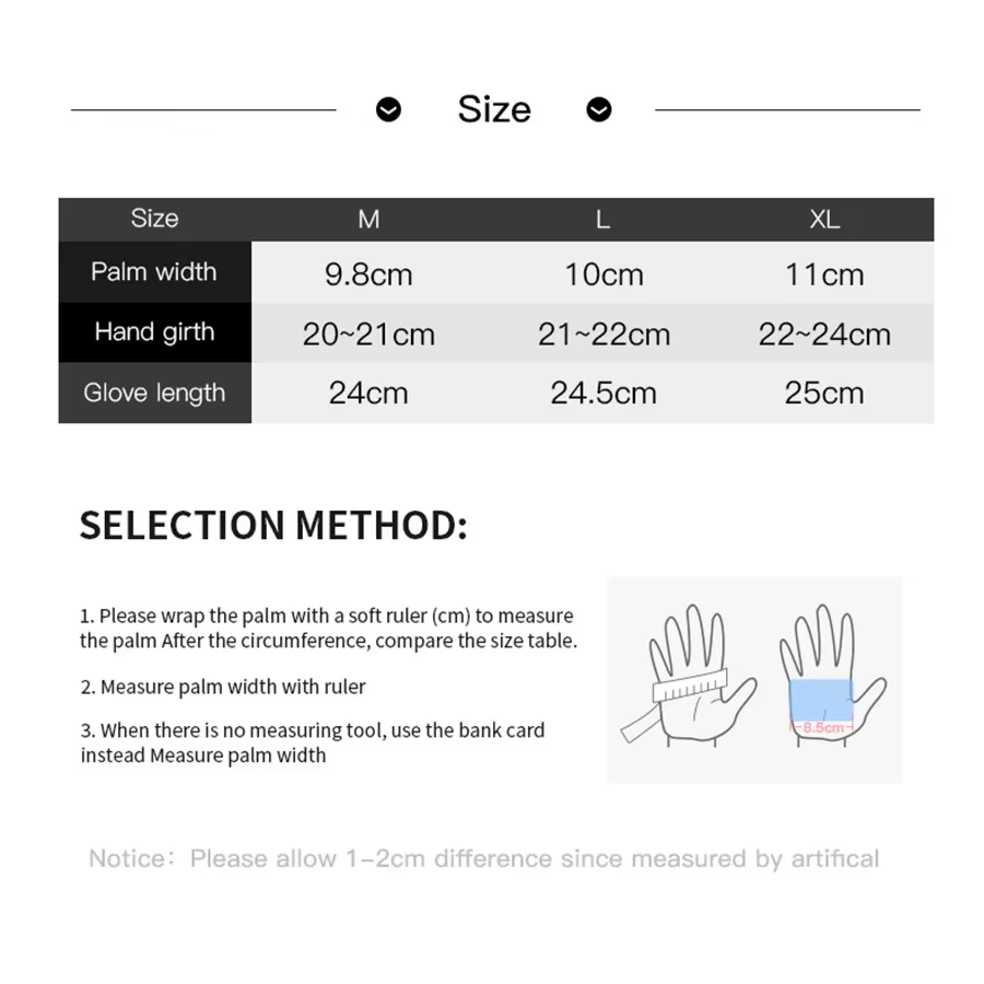 Automne hiver gants de cyclisme en plein air salle de sport Fitness