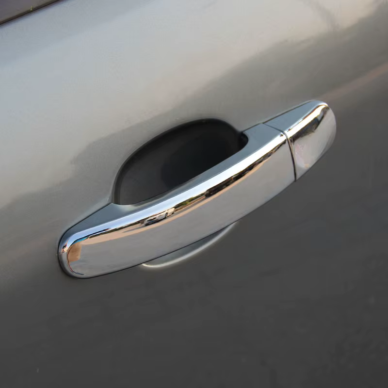 Couvercle de poignée de porte de voiture chromé noir brillant, pour Ford Transit Custom Tourneo Custom 2013 – 2017, superpositions de garniture, accessoires de style