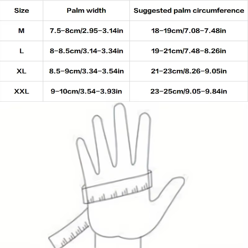 Gants antidérapants demi-doigt