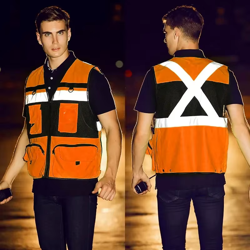 Gilet de sécurité haute visibilité avec Logo personnalisé