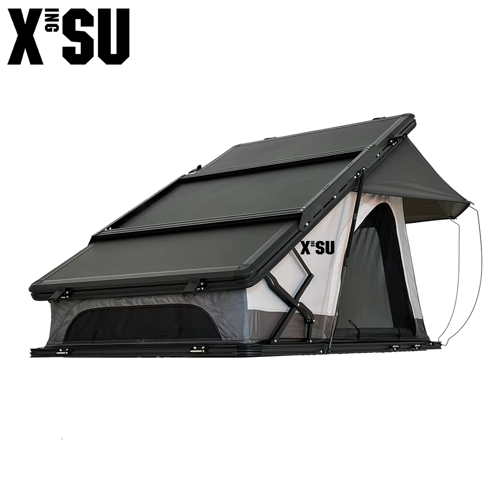 Tente de camping sur le toit de voiture Xscamper, directement de l'usine, tente de toit pour voiture 4x4 tout-terrain, tente de toit automatique pop-up pour le camping