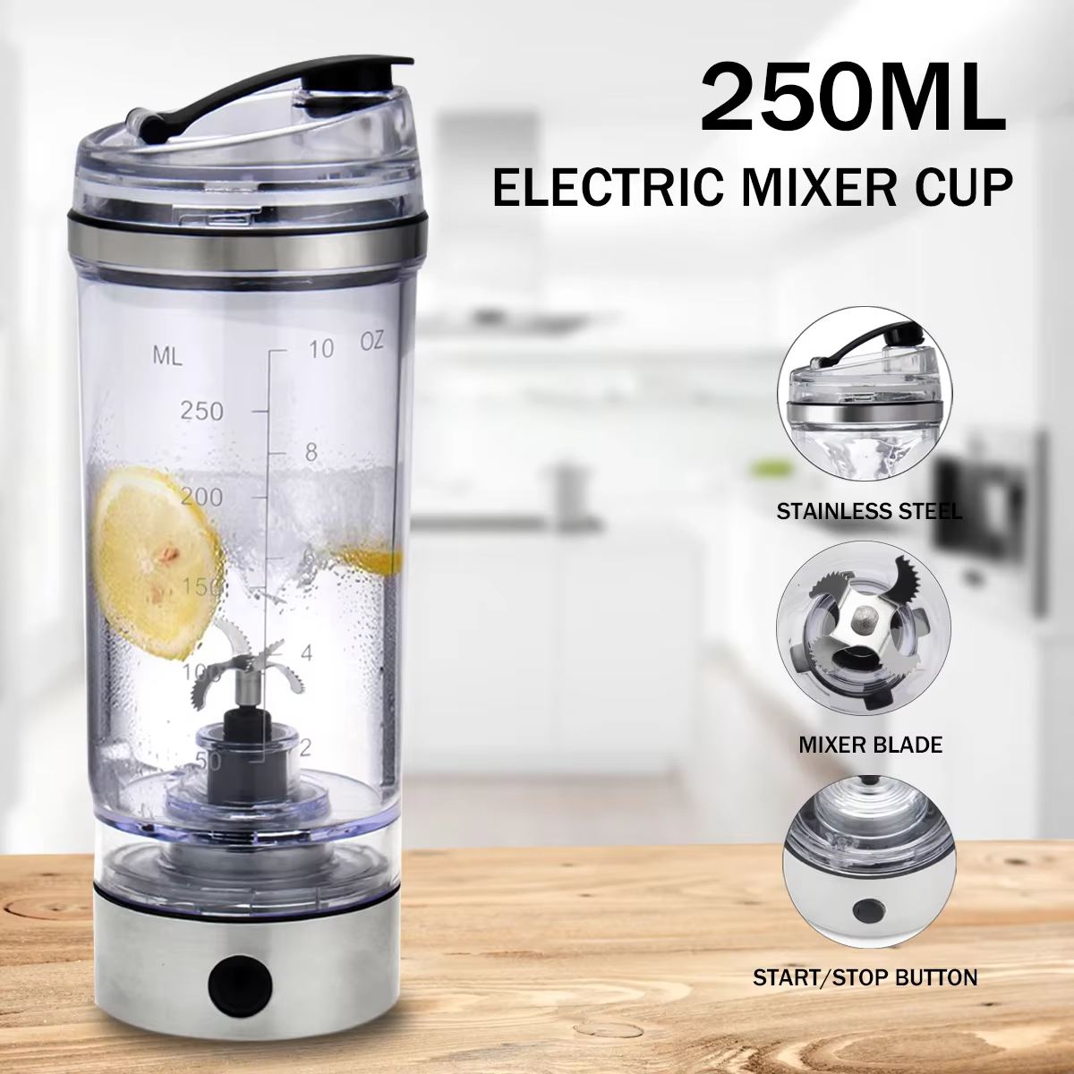 Bouteille d'agitateur électrique USB
