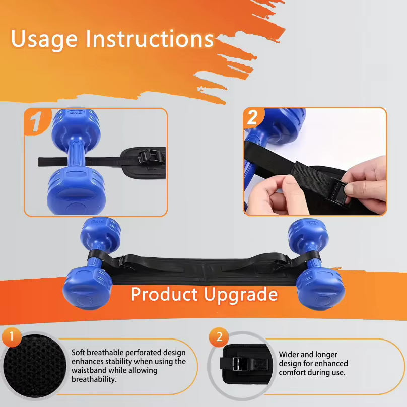 Ceinture de poussée de hanche pour les exercices efficaces de pont de clute