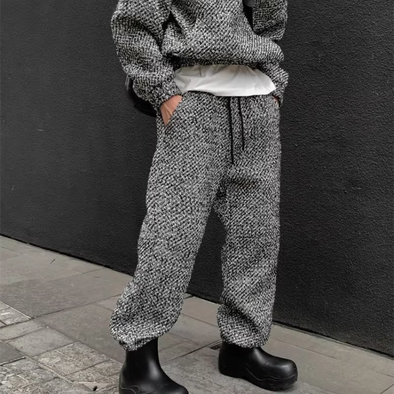 ChimNiche-Sweat à capuche en velours trempé pour hommes