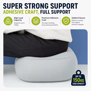 Coussin de siège gonflable avec pompe intégrée, coussin de voyage portable pour concerts, camping et activités de plein air