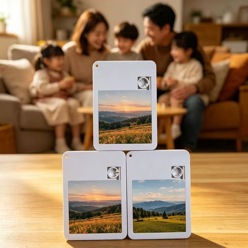 Pendentif photo personnalisé pour la maison, puzzle animé en acrylique, cadre photo décoratif, cadeau