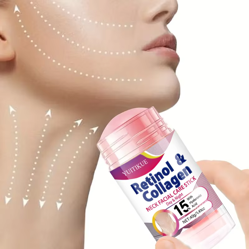 Crème pour le cou au rétinol et au collagène - 40g |   Reffermissant, hydratant et liftant |   Acide hyaluronique pour tous types de peau