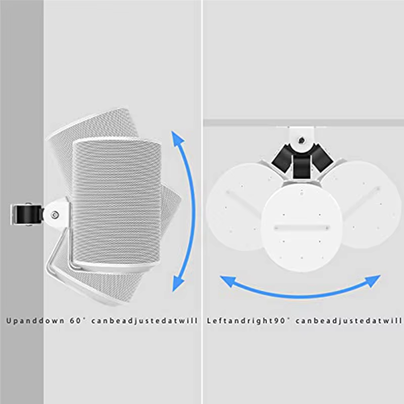 Support mural pour Sonos Era 100, haut-parleur sans fil, gain de place, support mural en métal pour maison intelligente, blanc et A22K