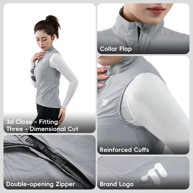 WEST BIKING – gilet de cyclisme coupe-vent pour femmes