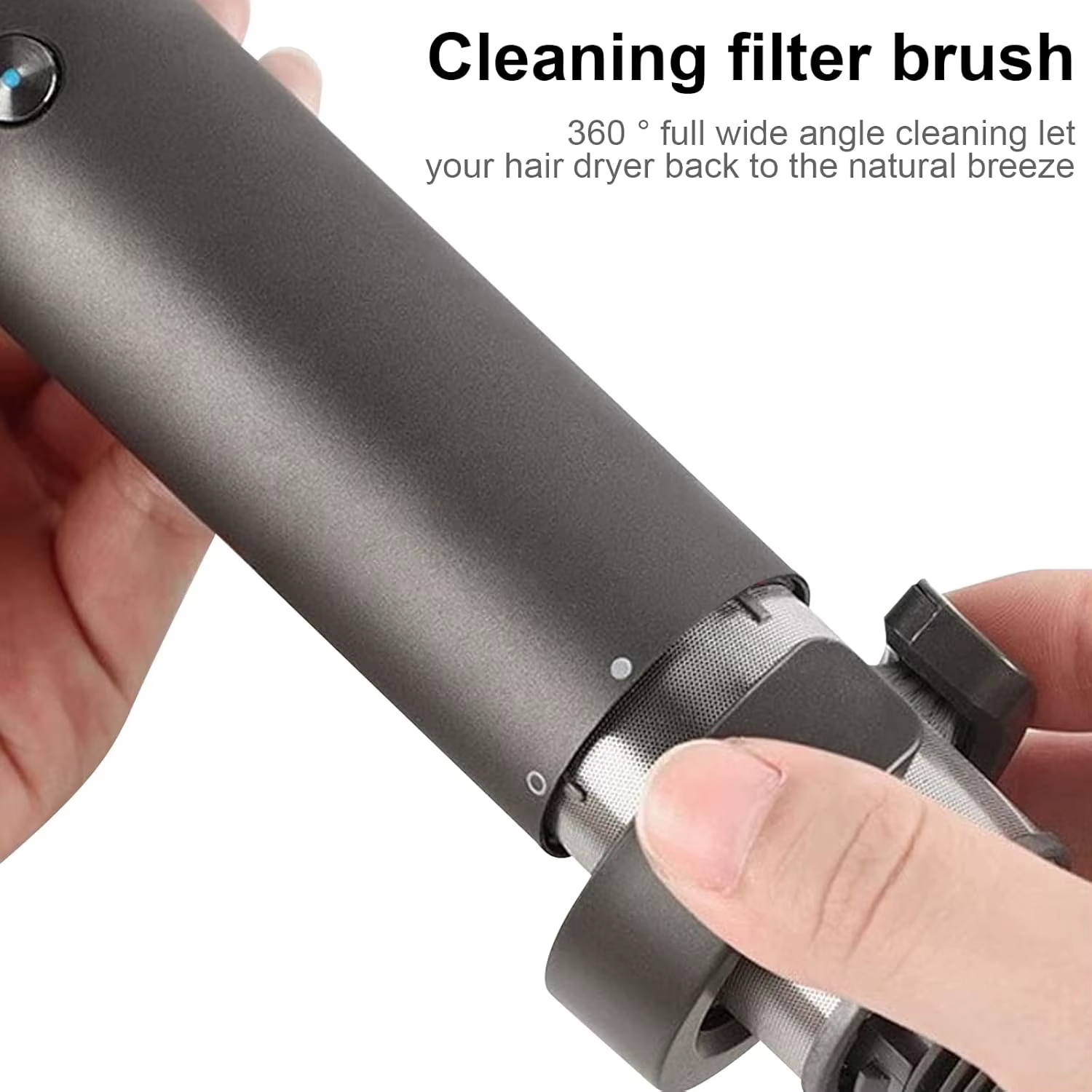 Brosse de nettoyage de filtre pour Dyson Airwrap HS01/05, accessoire de nettoyage de filtre, accessoires portables anti-poussière, brosse en matériau ABS