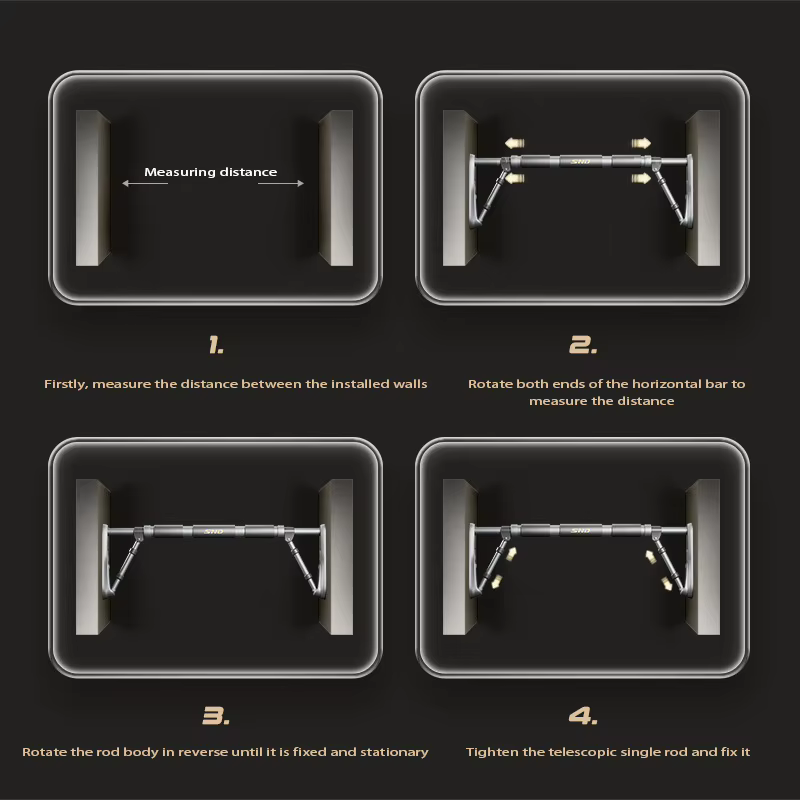 Barre horizontale coordonnante pour porte