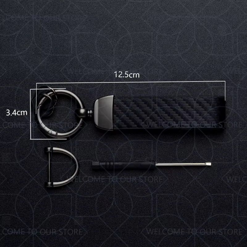 Porte-clés de voiture pour INITIALE PARIS Captur Clio, Logo de couleur française, widget en métal, accessoires d'ornements en cuir et Fiber de carbone