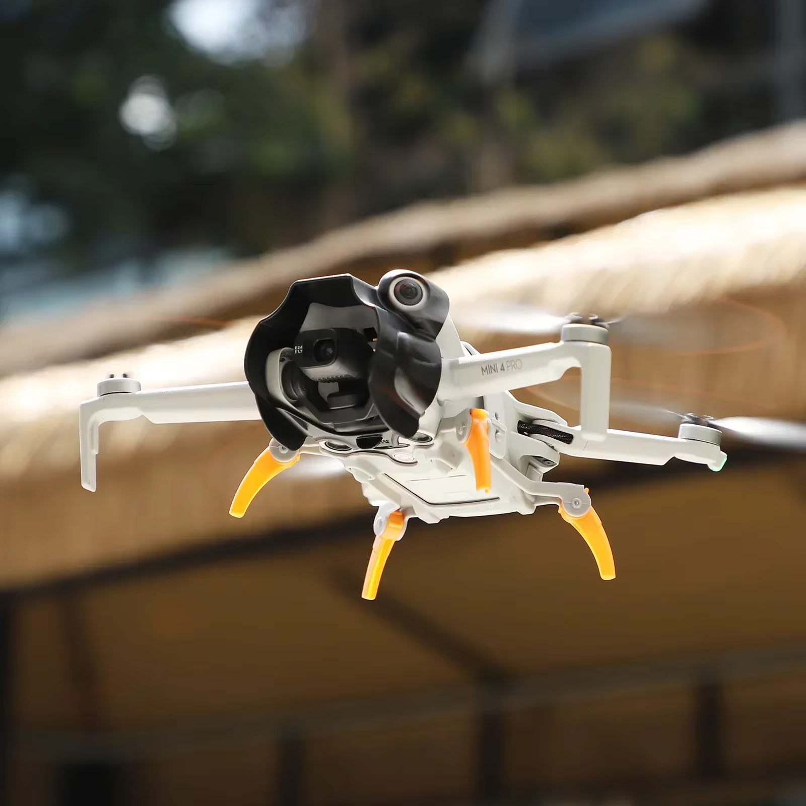 Kit d'accessoires pour DJI Mini 4 Pro, capuchon d'objectif de train d'atterrissage, support de Cage de protection d'hélice, filtre RC 2, étui en Silicone pour contrôleur