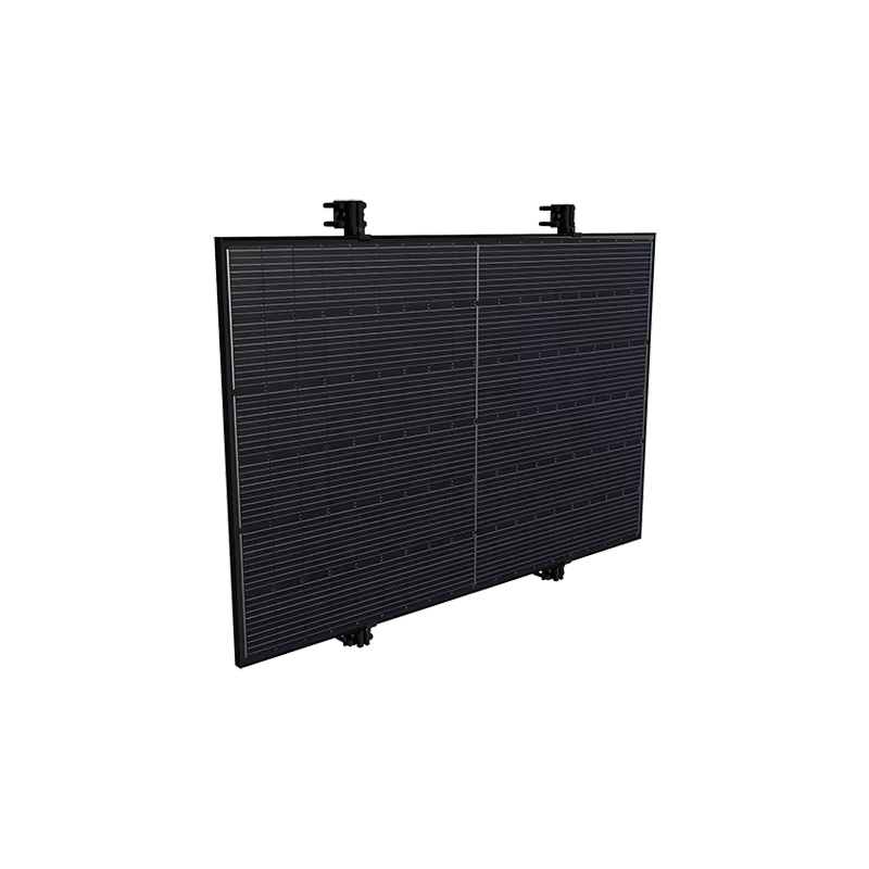 Structure d'installation solaire facile pour balcon, support de montage mural pour balcon, support d'installation Vertical 300w 400w 600w 800w