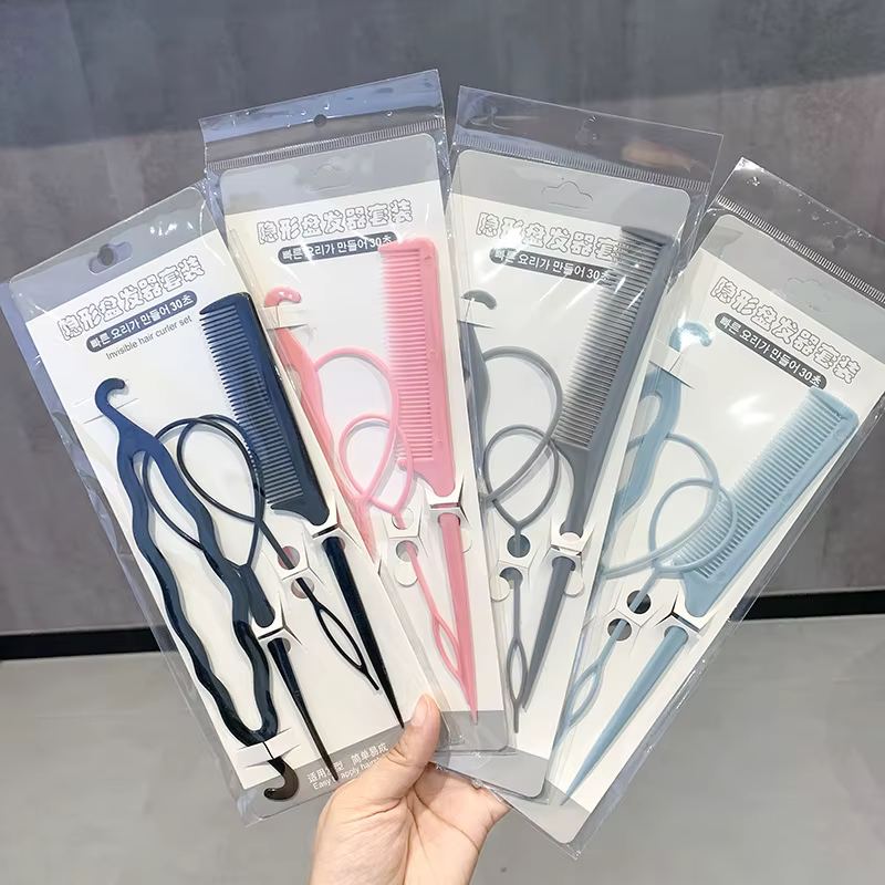 Outil de coiffure : Aiguille magique pour faire des chignons, accessoire de coiffure pour queue de cheval, pour enfants