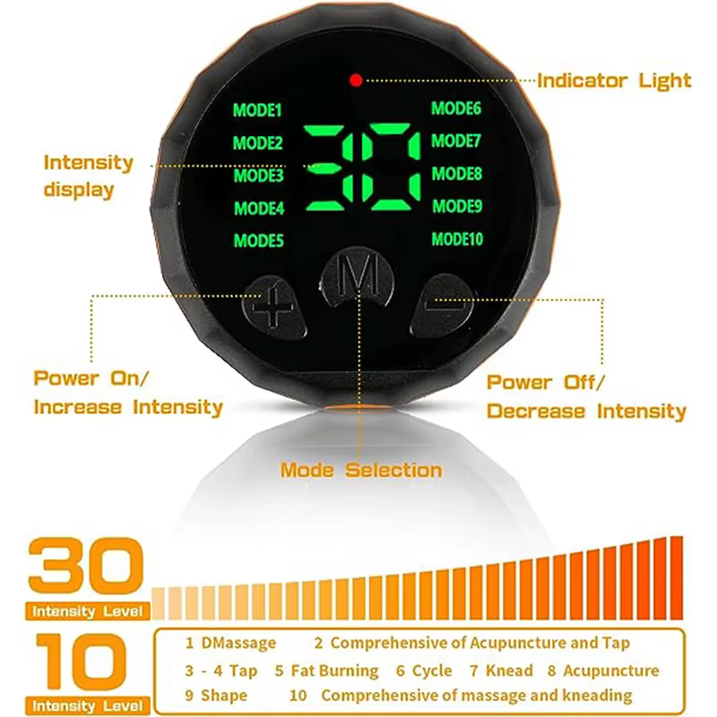 Tonique musculaire abdominal EMS stimulateur