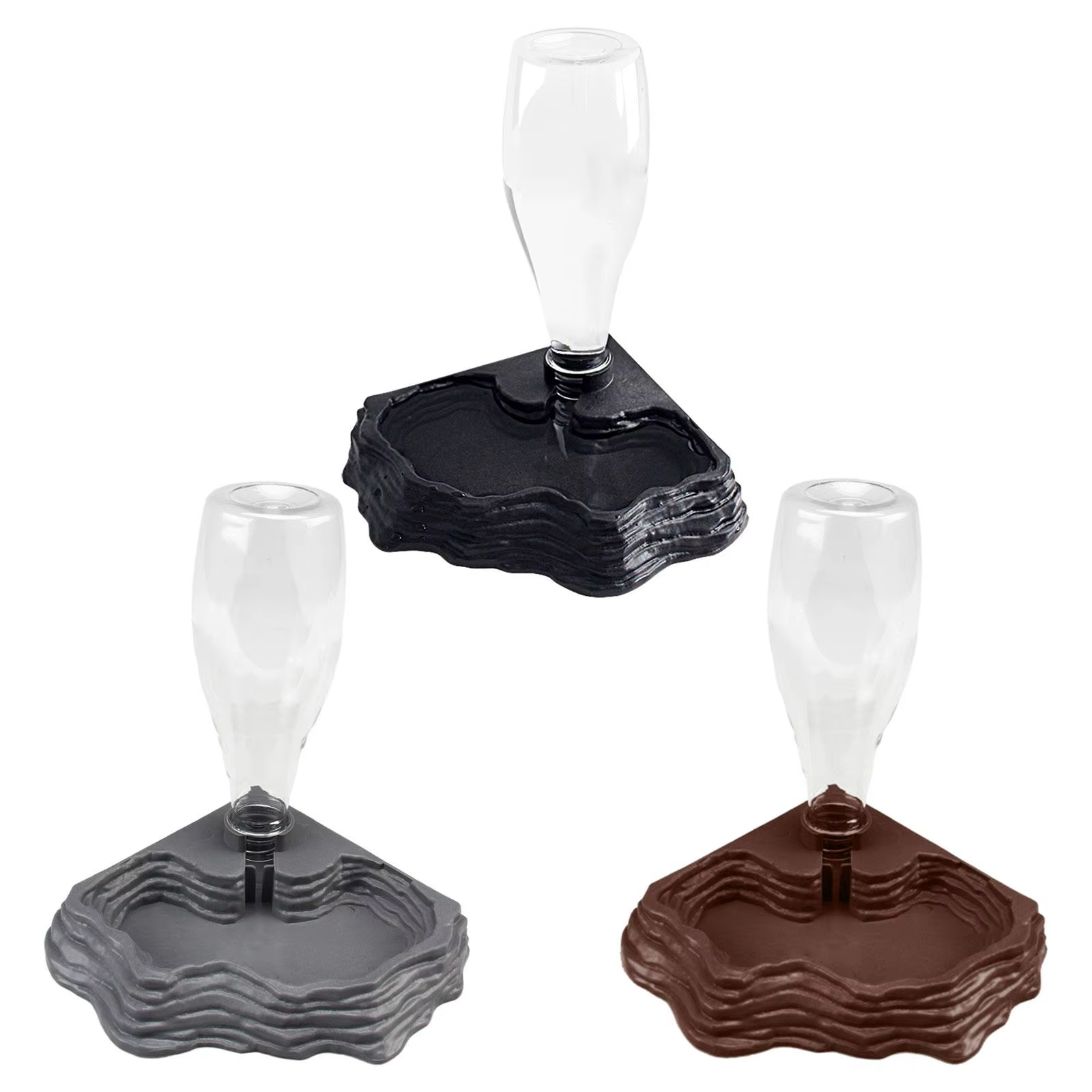 Distributeur d'eau automatique, accessoires de réservoir de Terrarium, bol d'eau pour tortue, plat d'alimentation pour caméléon, tortues, lézards, tortue, animal de compagnie
