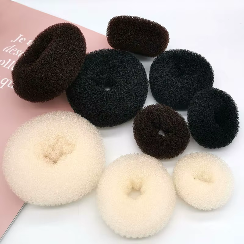Machine à chignon magique pour femmes, 1 pièce, S M L, noir/marron/ivoire, Donut Bagel, outils pour cheveux, épingle à cheveux, accessoires pour cheveux, tresses de style