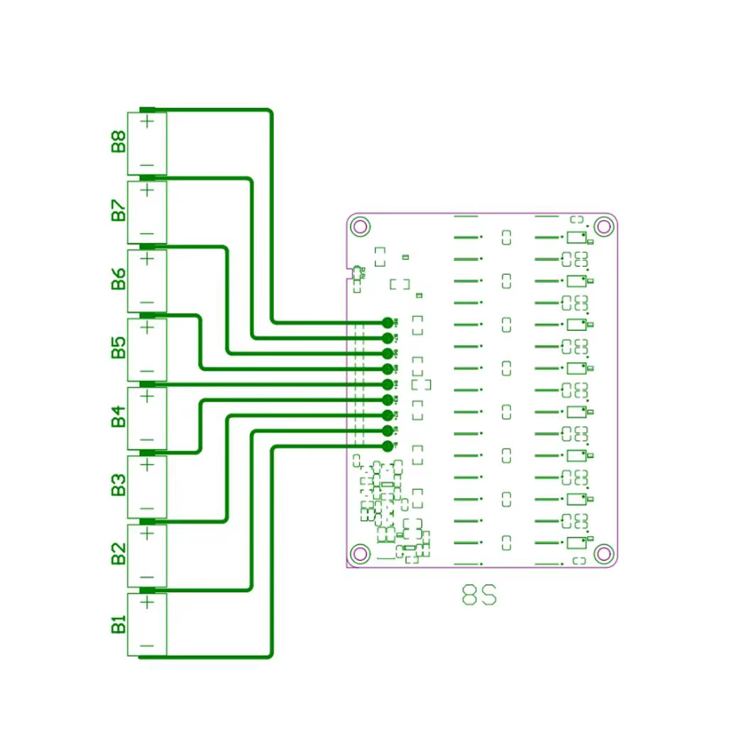 5A 3S 4S 6-8S batterie au Lithium égaliseur actif panneau d'équilibrage Li-ion Lipo Lifepo4 LTO batterie condensateur d'énergie BMS 