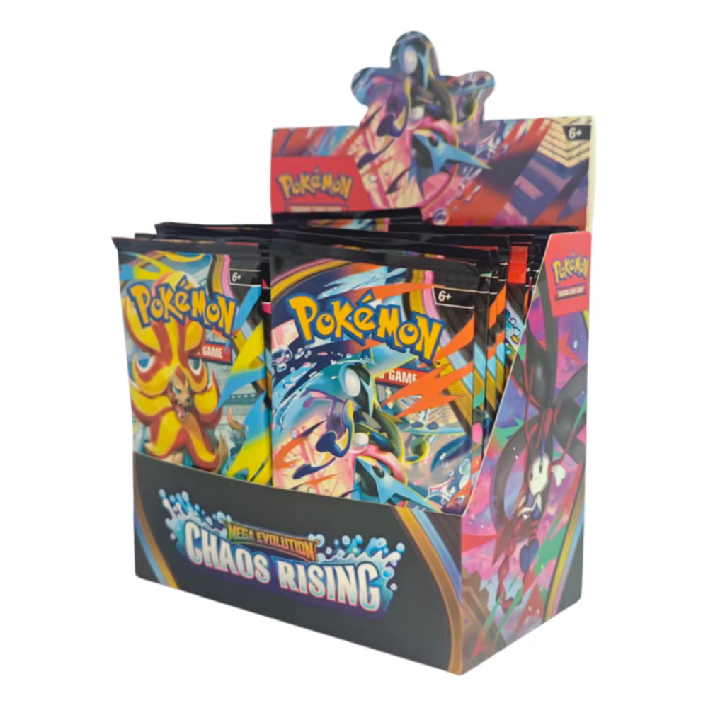 Boîte de boosters Pokémon Mega Evolution Version anglaise CHAOS RISINC Ascended Heroes Phantasmal Flames Collection de cartes à collectionner TCG