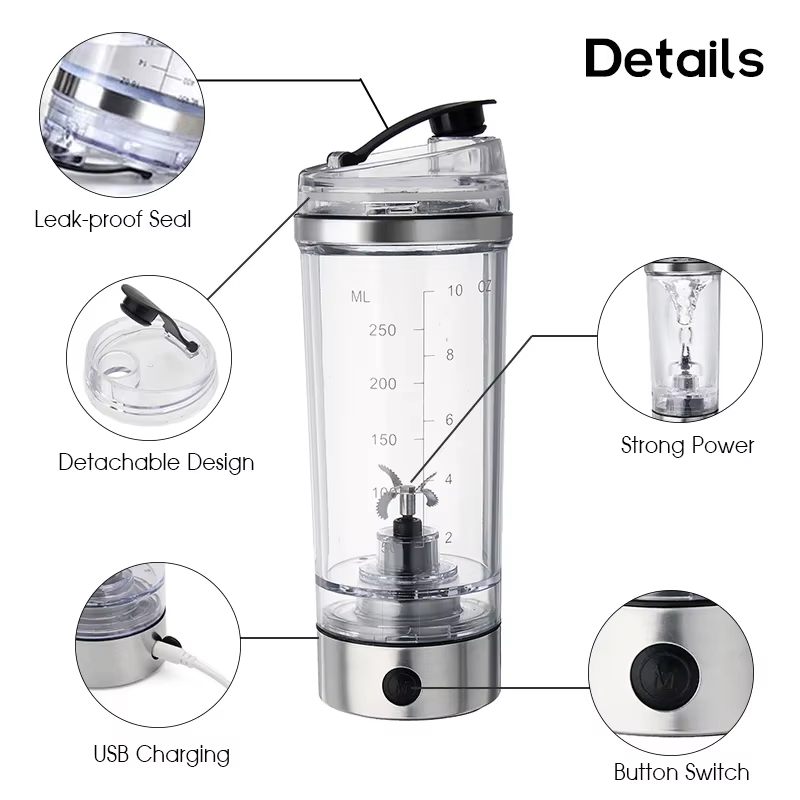 Bouteille d'agitateur électrique USB
