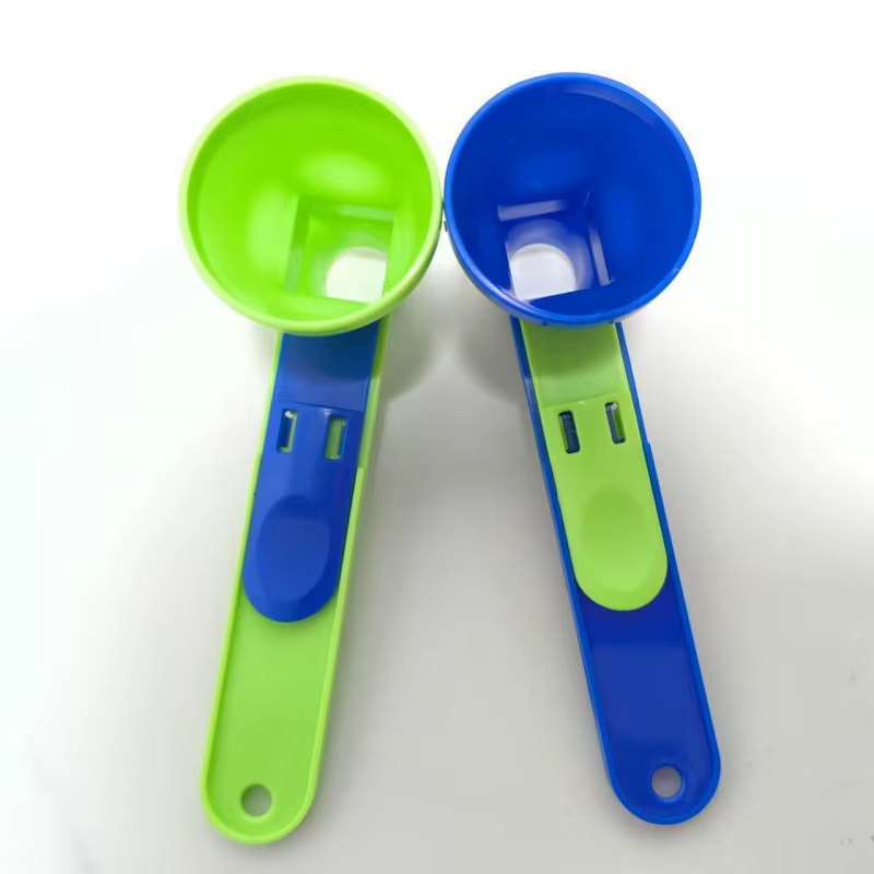 Cuillère à poudre de protéines en matériau PP Durable sans gâchis-entonnoir coulissant pour le lait et les suppléments