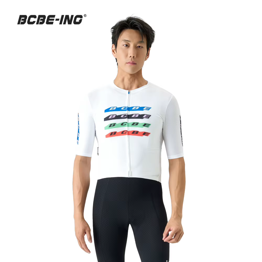 ING Maillot de cyclisme d'été à manches courtes