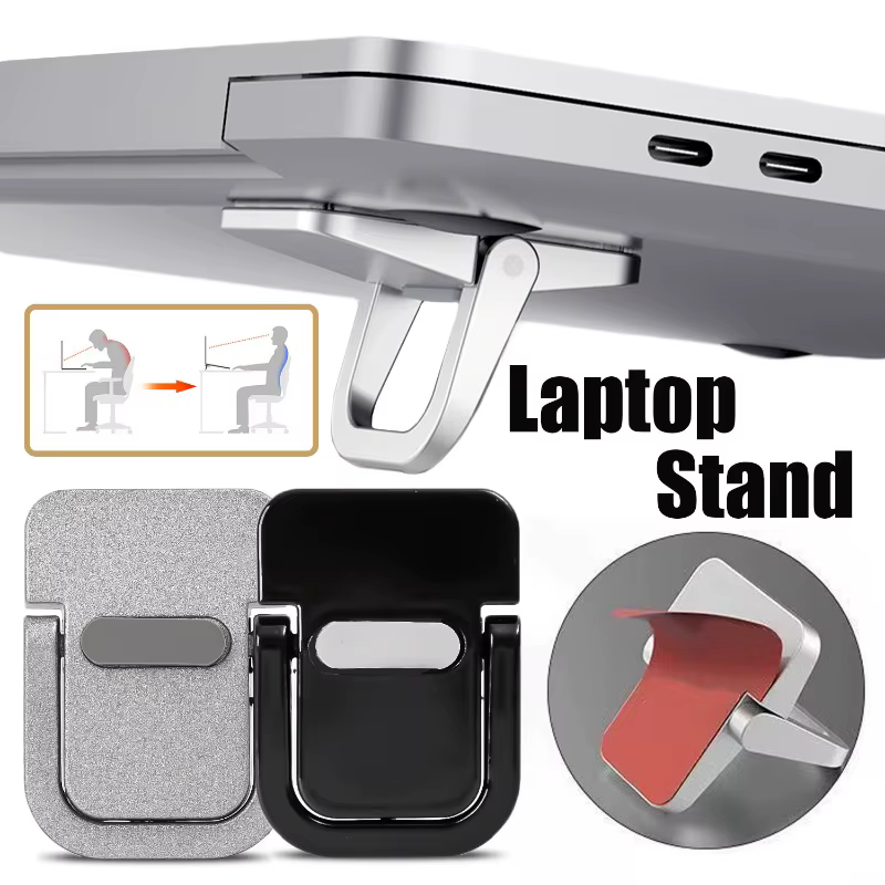 2 supports pour clavier, mini support pour ordinateur portable de bureau, support portable pour ordinateur portable compatible avec MacBook Air Pro, Dell XPS, HP et plus.