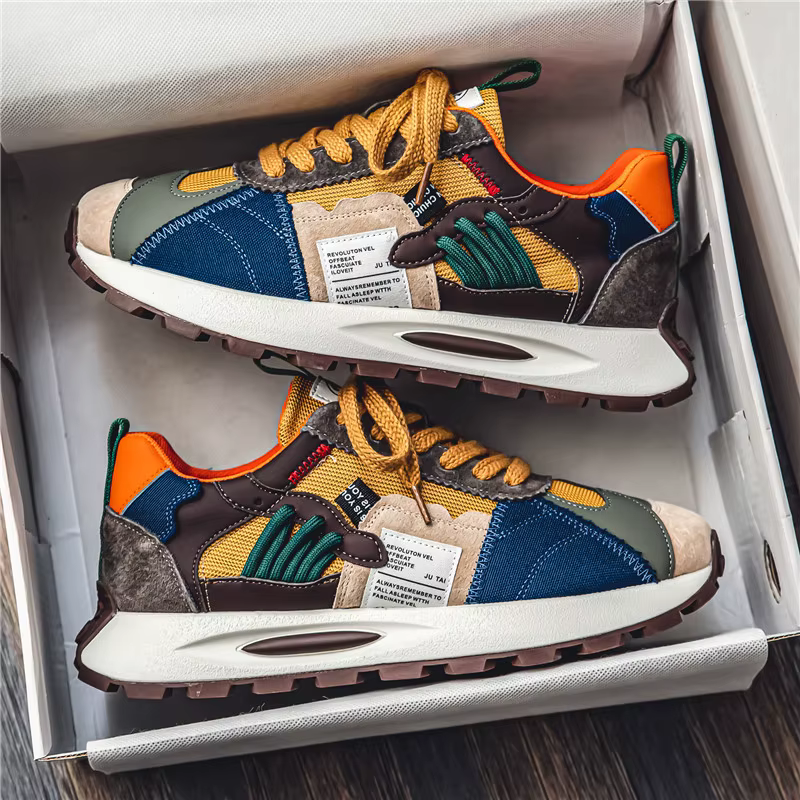 Chaussures de sport décontractées pour hommes, randonnée en plein air, tendance, mode streetwear, confortables