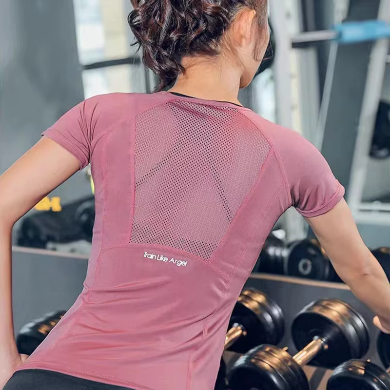 Vêtements de Sport pour femmes pour Fitness course Jogging sans couture à manches longues gymnase femme chemise