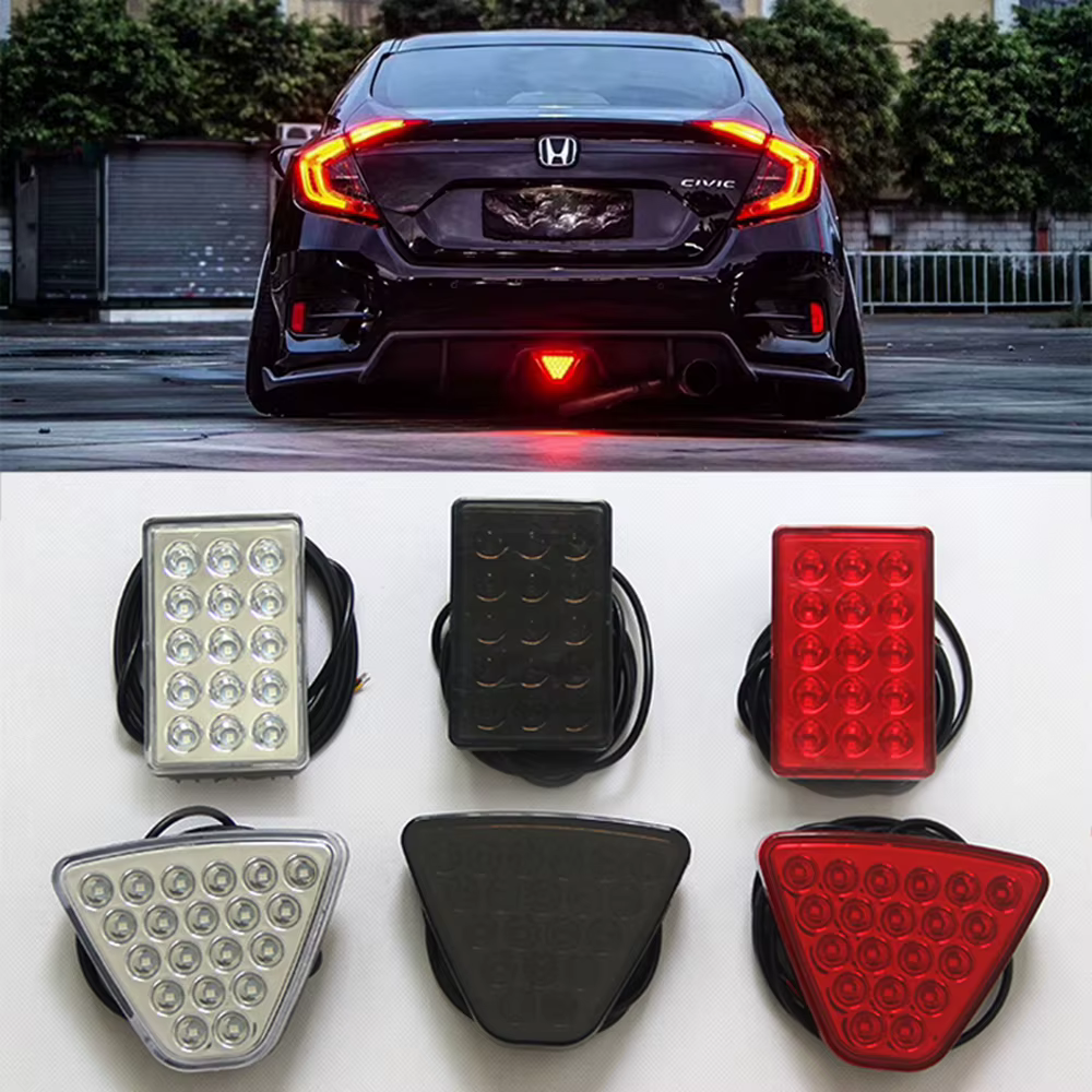 Flash stroboscopique F1 Style feux pilotes de frein à Led pour voiture moto feux arrière avertissement automatique arrêt inverse lampes de pare-chocs de sécurité