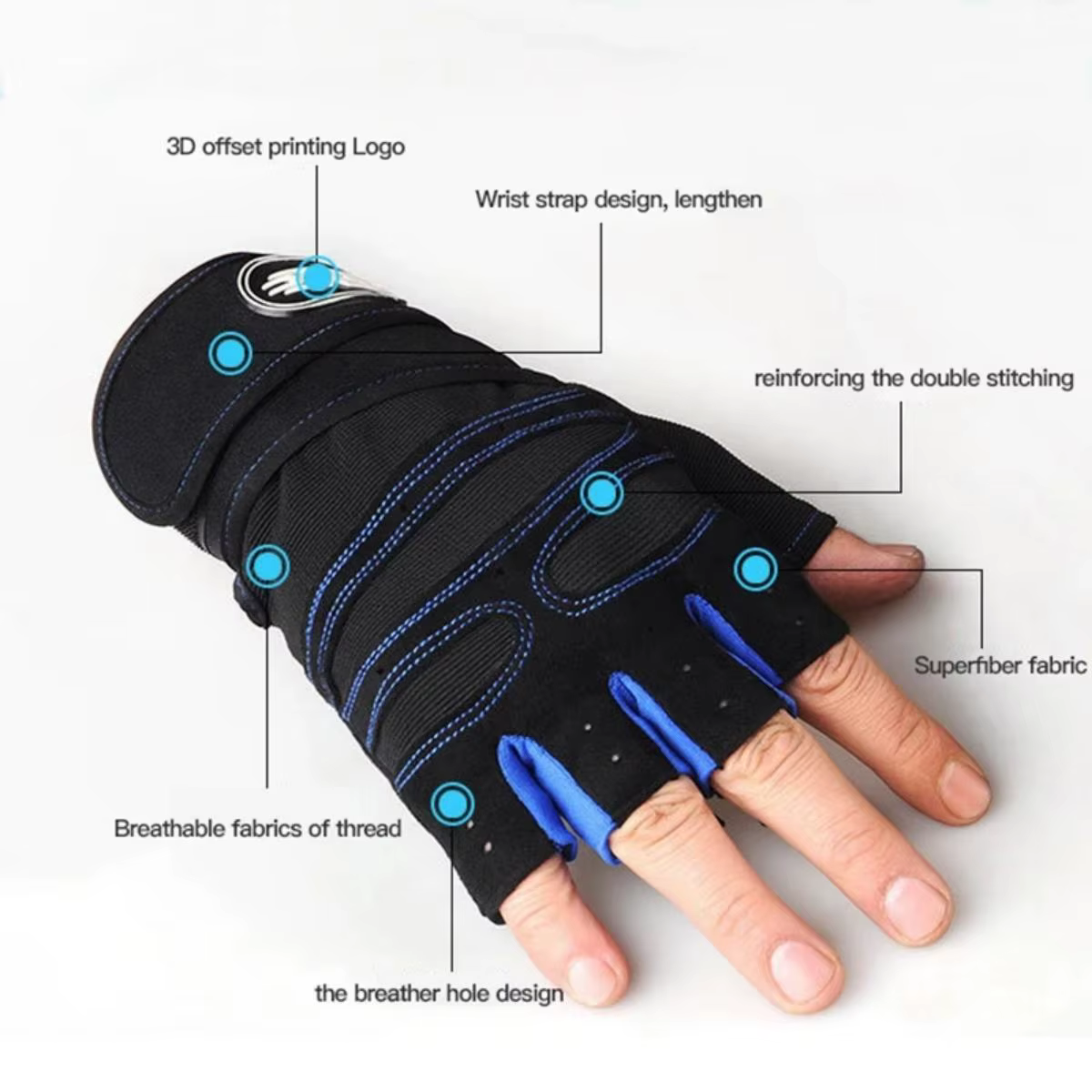 Gants de gymnastique pour hommes et femmes