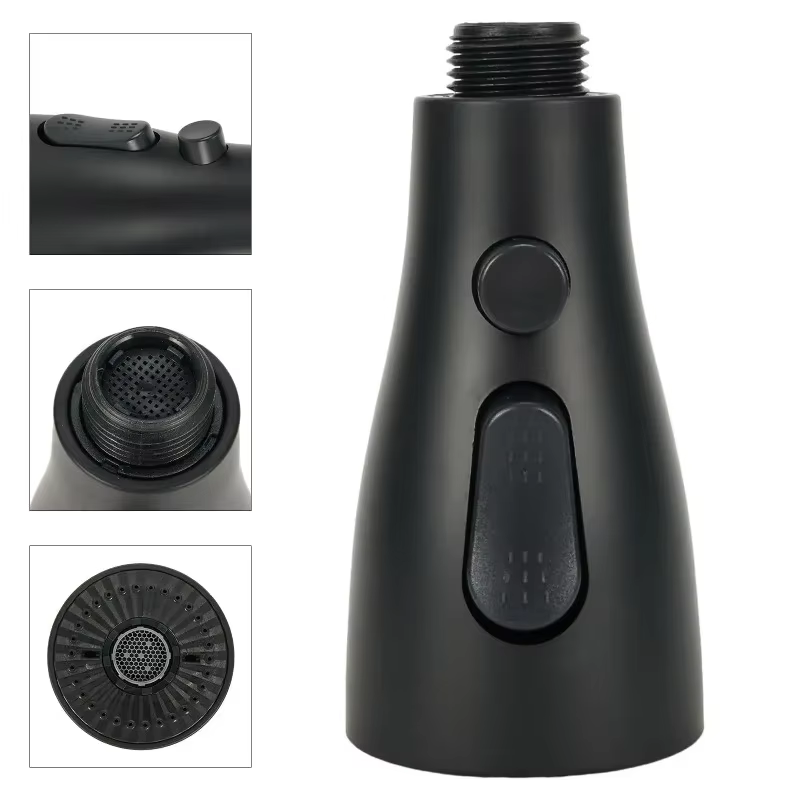 Buse de pulvérisation de robinet extractible pour cuisine, connexion 1/2 pouces, 3 Modes ABS, économie d'eau, salle de bains, lavabo, douche, pomme de pulvérisation