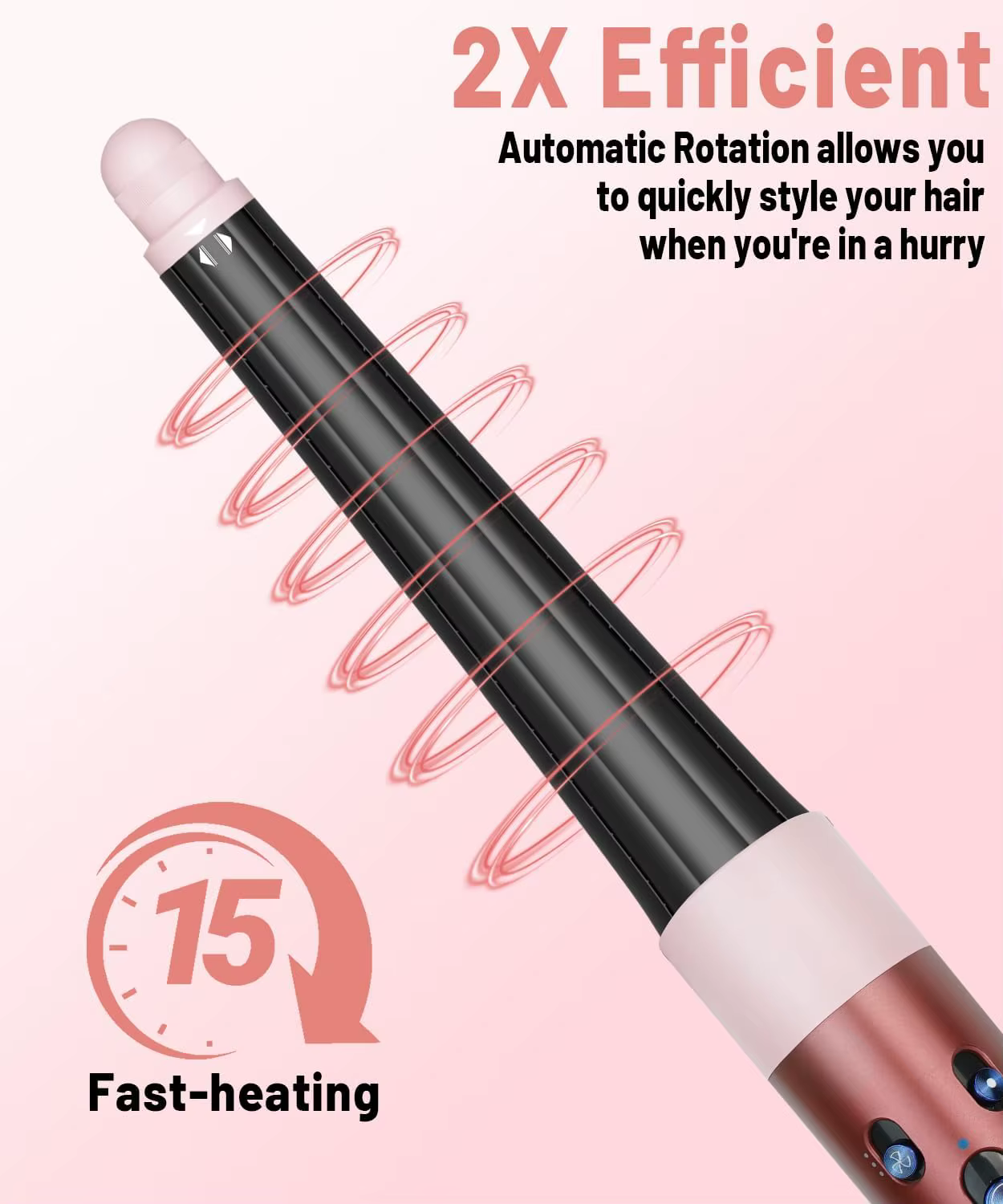Airwrap – fixation de barils longs coniques HS01 HS05 HS08, fer à friser professionnel à enveloppe automatique de 20 à 36MM pour onduler et boucles