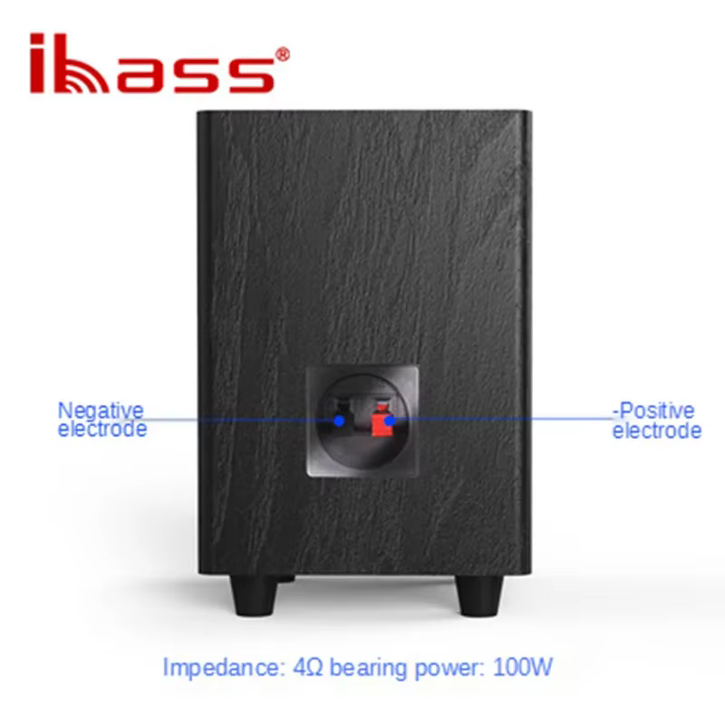 100W haute puissance 6.5 "Subwoofer passif haut-parleurs de cinéma maison basse haut-parleur de voiture amplificateur haut-parleurs Boom Box système sonore grande puissance
