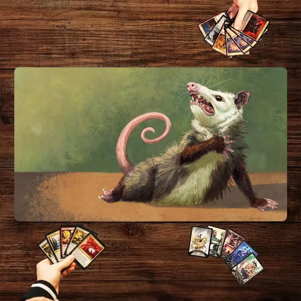 Tapis de jeu Magic The Gathering, tapis de jeu amusant avec des mèmes, tapis de jeu de société en caoutchouc durable pour les jeux MTG et TCG. Tapis de souris et tapis de bureau