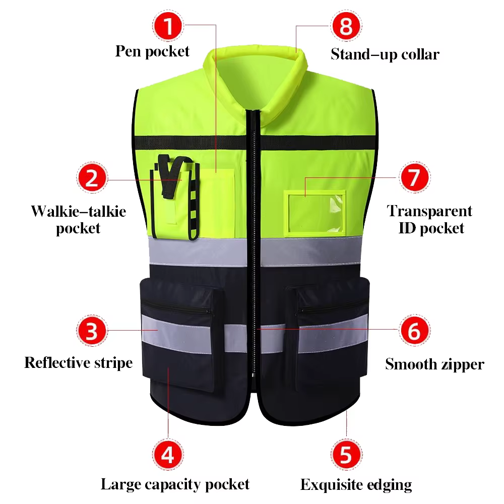 Gilets de sécurité avec LOGO personnalisé