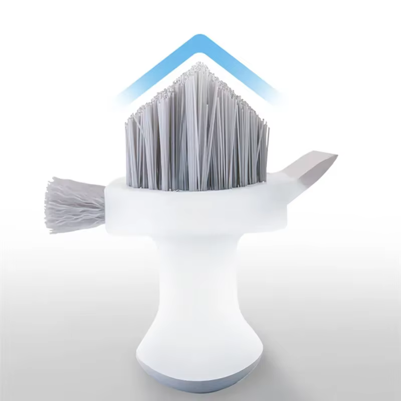 Brosse multifonctionnelle pour livres de carrelage et de coulis, épurateur d'angle, brosses de sol de baignoire, espace durable portable, outils de livres 4 en 1, 2 pièces