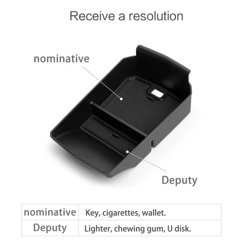 Boîte de rangement d'accoudoir de voiture, conteneur de commande centrale pour Renault Austral e-tech hybride 2023 – 2024, accessoires d'intérieur de voiture