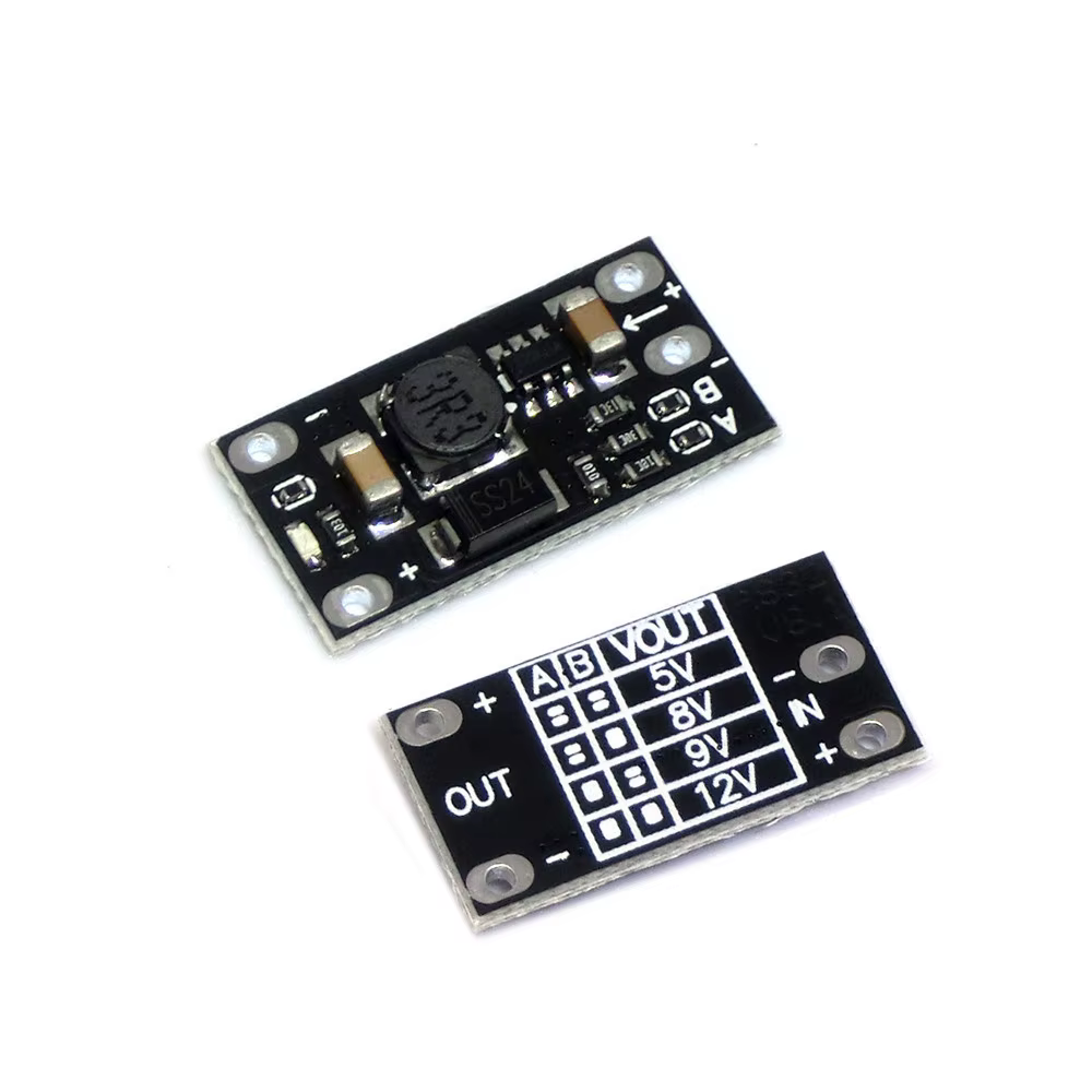 Mini DC-DC Boost Step Up Converter Board Tech 3.7V à 12V Voltage Sochi PCB Board Tech Lithium Battery Boost