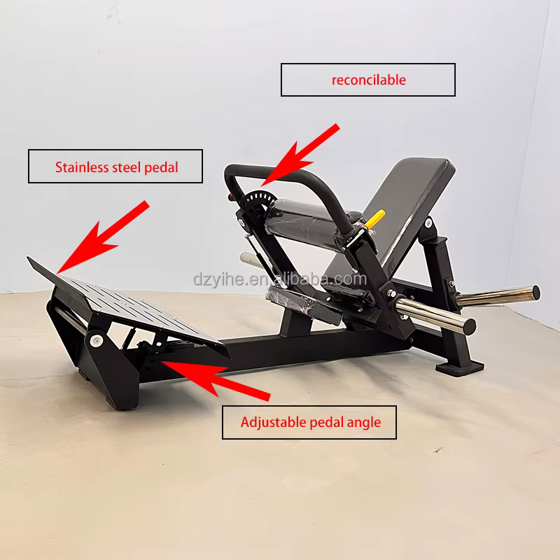 Machine à pont de fessiers professionnelle pour exercices isolés de poussée de hanche et développement des fessiers