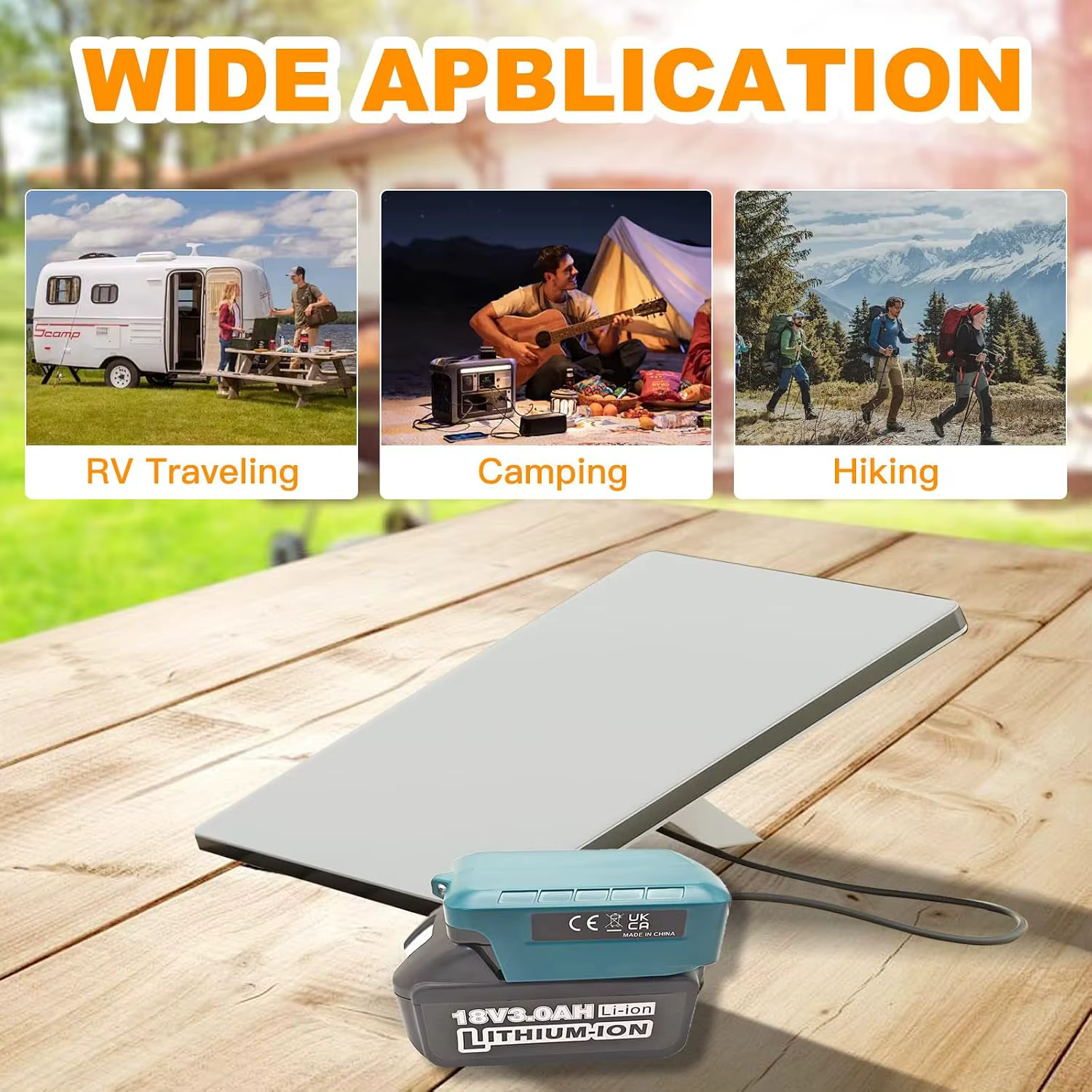 Câble de chargeur avec interrupteur, Mini adaptateur compatible avec la batterie Makita 18V, câble d'alimentation CC 3,3 pieds 18AWG, accessoires de prise