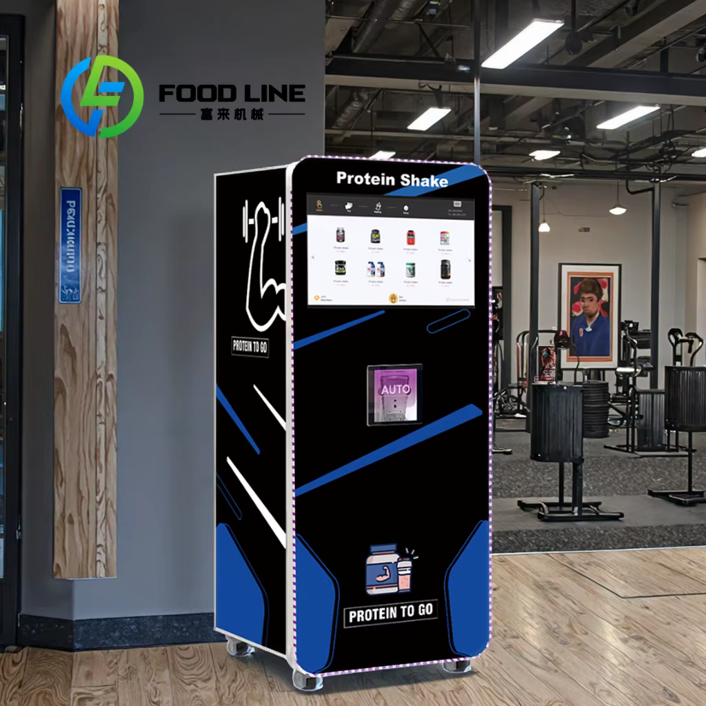 Distributeur automatique indépendant de poudre de protéines de fonction d'agitation de contrôle intelligent avec le système à distance d'android