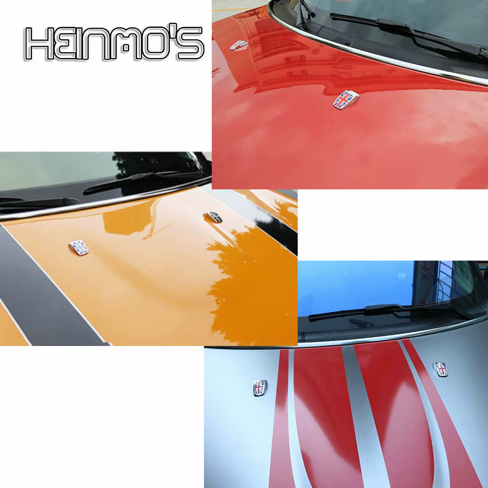 Couvercle de buse d'essuie-glace de pulvérisation d'eau, accessoires de voiture pour MINI Cooper S One Countryman Clubman R50 R53 R55 R56 R60 R61 F54 F55 F56 F60