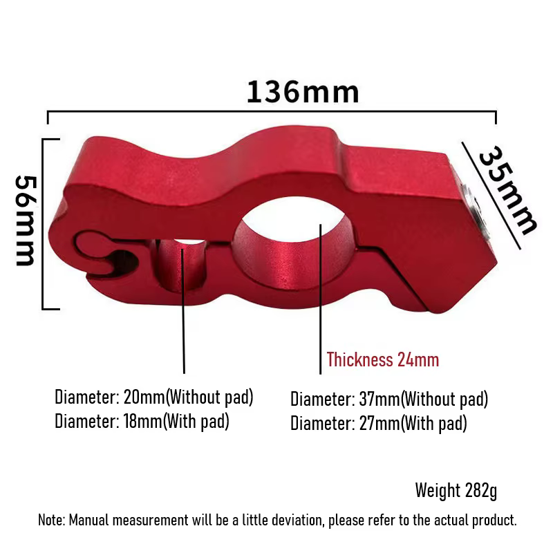 Verrou de guidon universel pour moto et vélo, en alliage d'aluminium robuste, antivol, pour ATV/moto tout-terrain/moto de rue